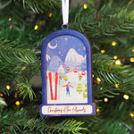 Personalised Festive Christmas Scene Bauble Decoration By Clouds & Currents