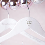 Bridesmaid Wedding Hanger by Clouds & Currents