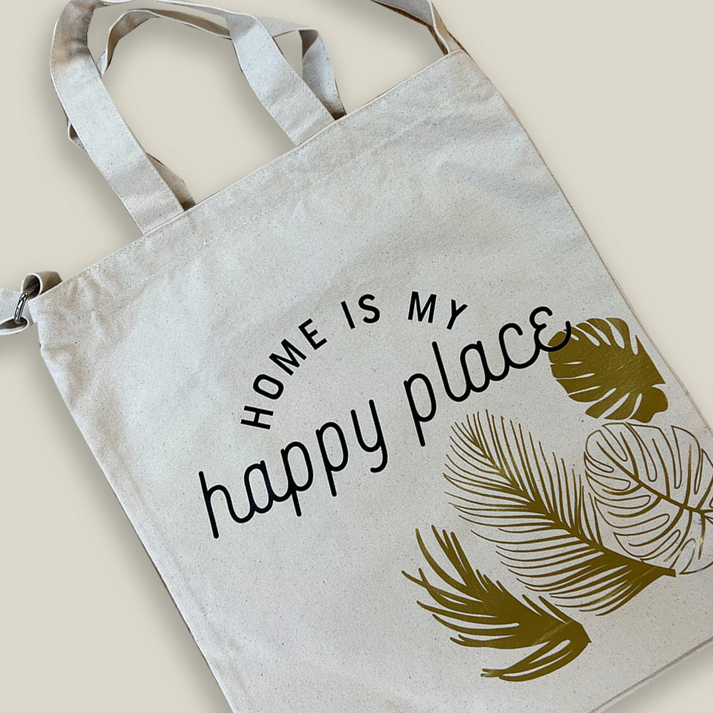 SAMPLE 'Home Is My Happy Place' Tote Bag