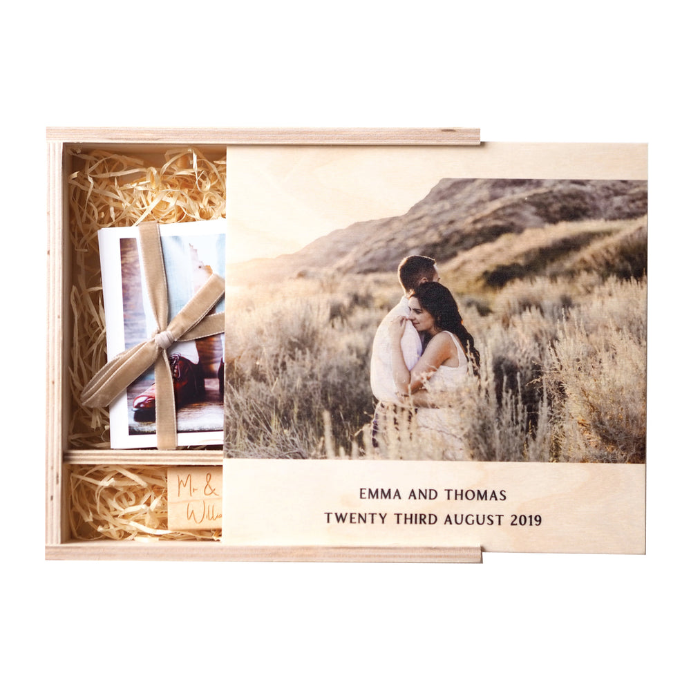 Personalised Photo Wedding Box by Clouds & Currents