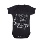 Personalised First Christmas Lights Babygrow by Clouds and Currents