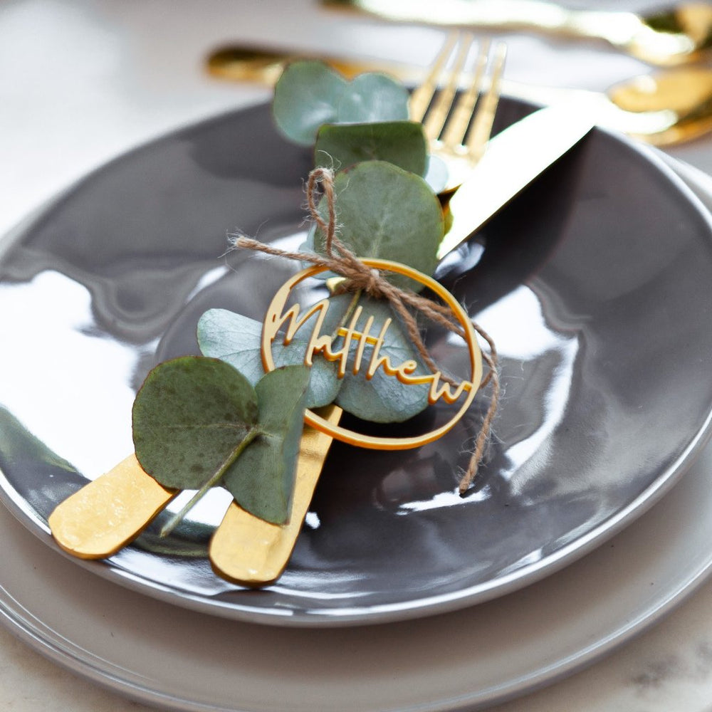Personalised Christmas Place Settings by Clouds and Currents
