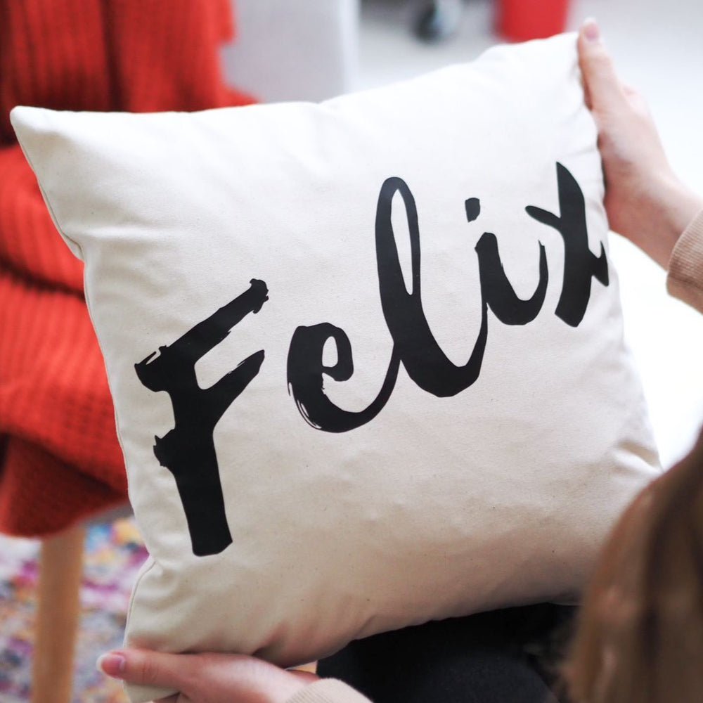 Personalised Name Cushion by Clouds & Currents
