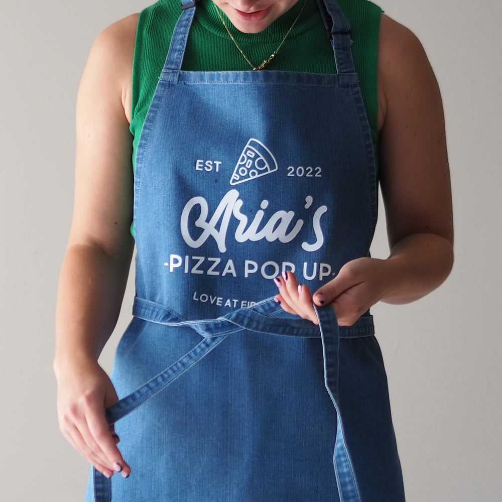 Personalised Pizza Lovers Apron By Clouds and Currents