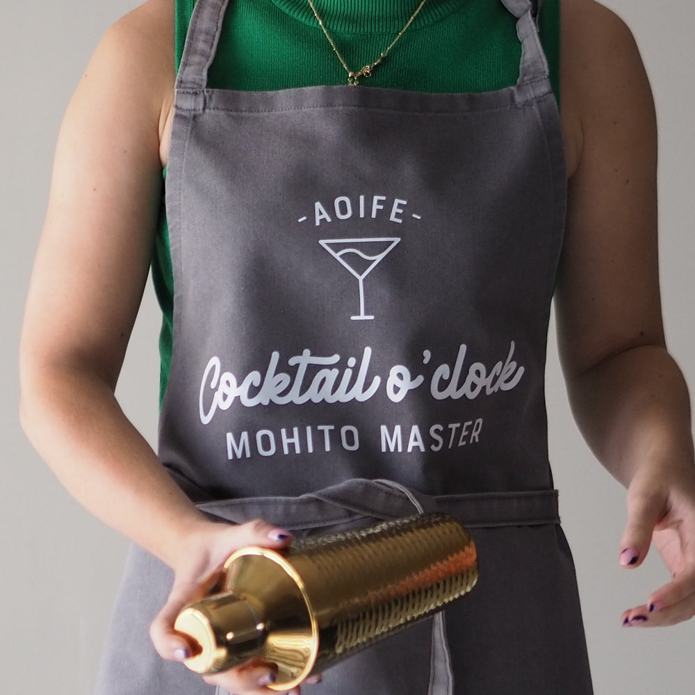 Personalised Cocktail Bar Apron