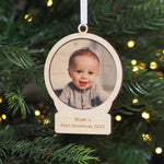Personalised Photo Snow Globe Christmas Bauble By Clouds & Currents