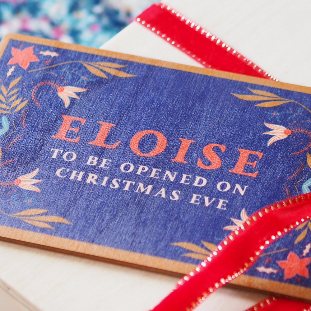 Personalised Christmas Eve Box Tag By Clouds and Currents