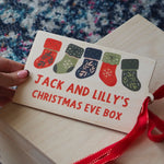 Christmas Eve Box Festive Label