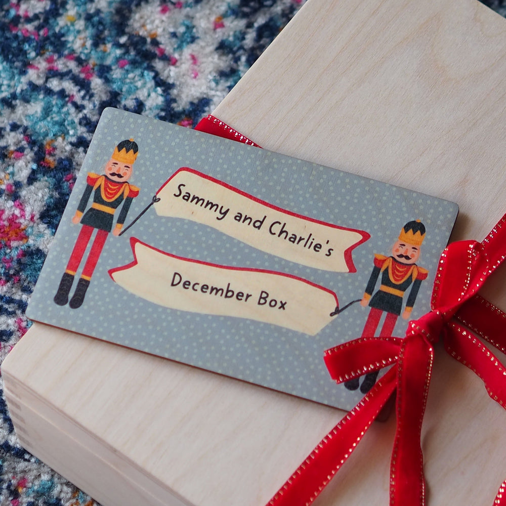 Personalised Christmas Eve Box Nutcracker Tag by Clouds and Currents