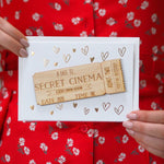 Personalised Wooden Ticket Gift CardClouds and Currents