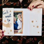 Personalised Can't Wait To Hug You Photo Card by Clouds & Currents