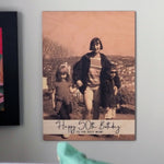 Personalised 50th Birthday Wooden Photo Print