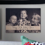 Personalised 30th Birthday Wooden Photo Print