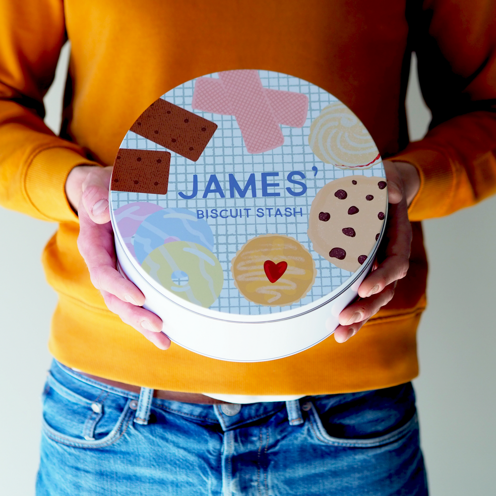 Personalised Favourite Biscuit Tin