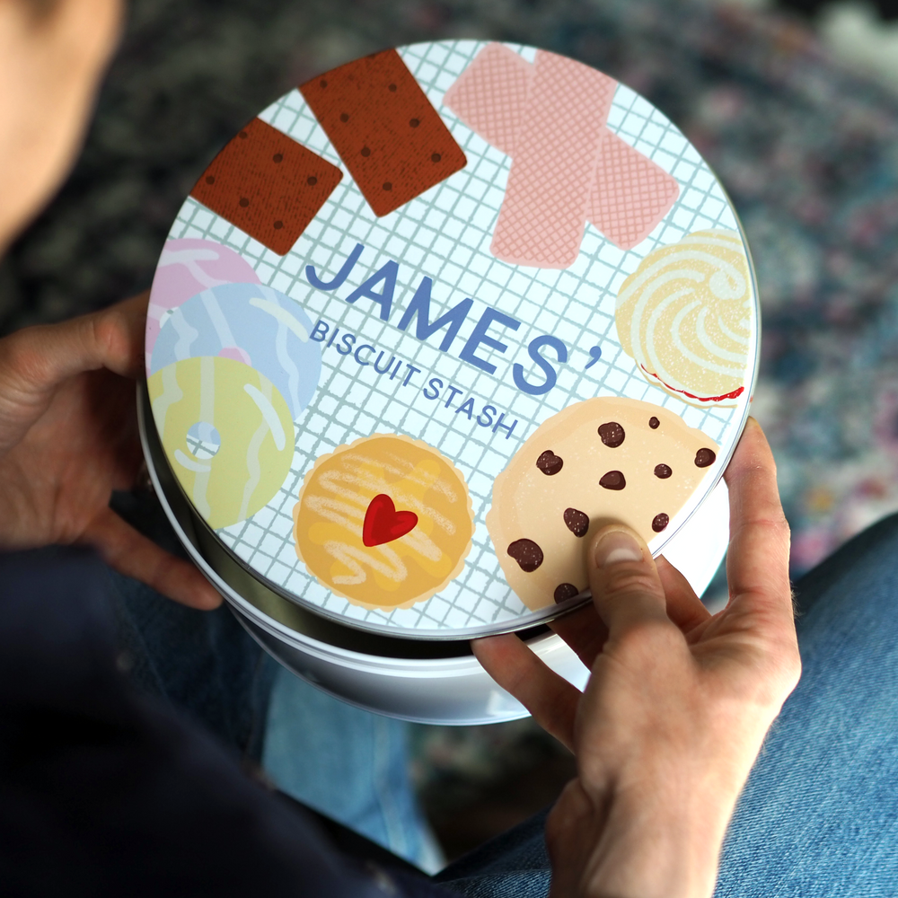 Personalised Favourite Biscuit Tin