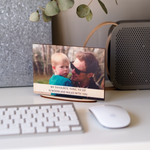 Personalised Photograph Desk Sign
