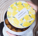 Personalised Luxury Lemon Cake Tin by Clouds and Currents