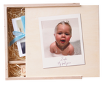 Personalised Photo New Baby Memory Box by Clouds and Currents
