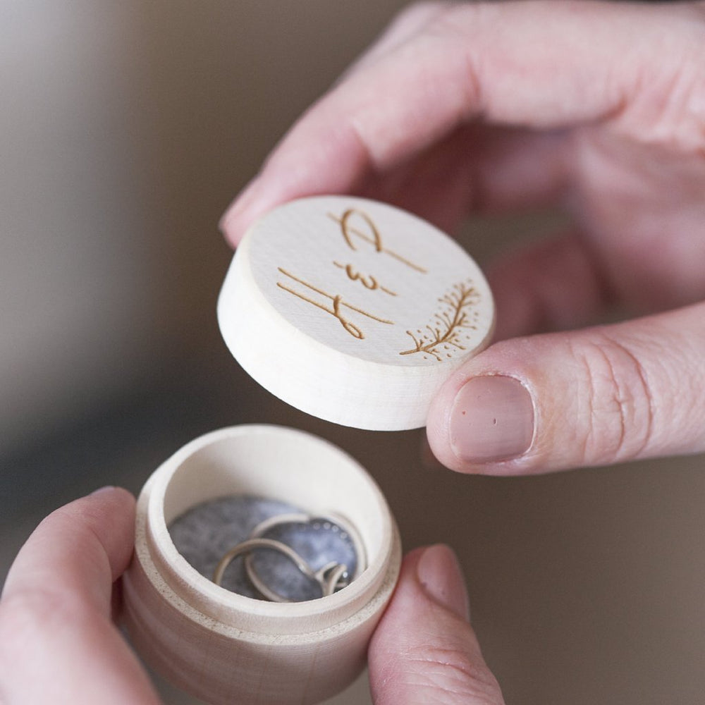 Bespoke Ring Box by Clouds & Currents