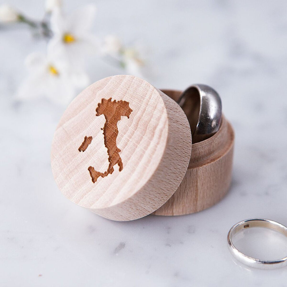 Map Ring Box by Clouds and Currents