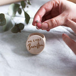 Couples Surname Wedding Ring Box by Clouds & Currents