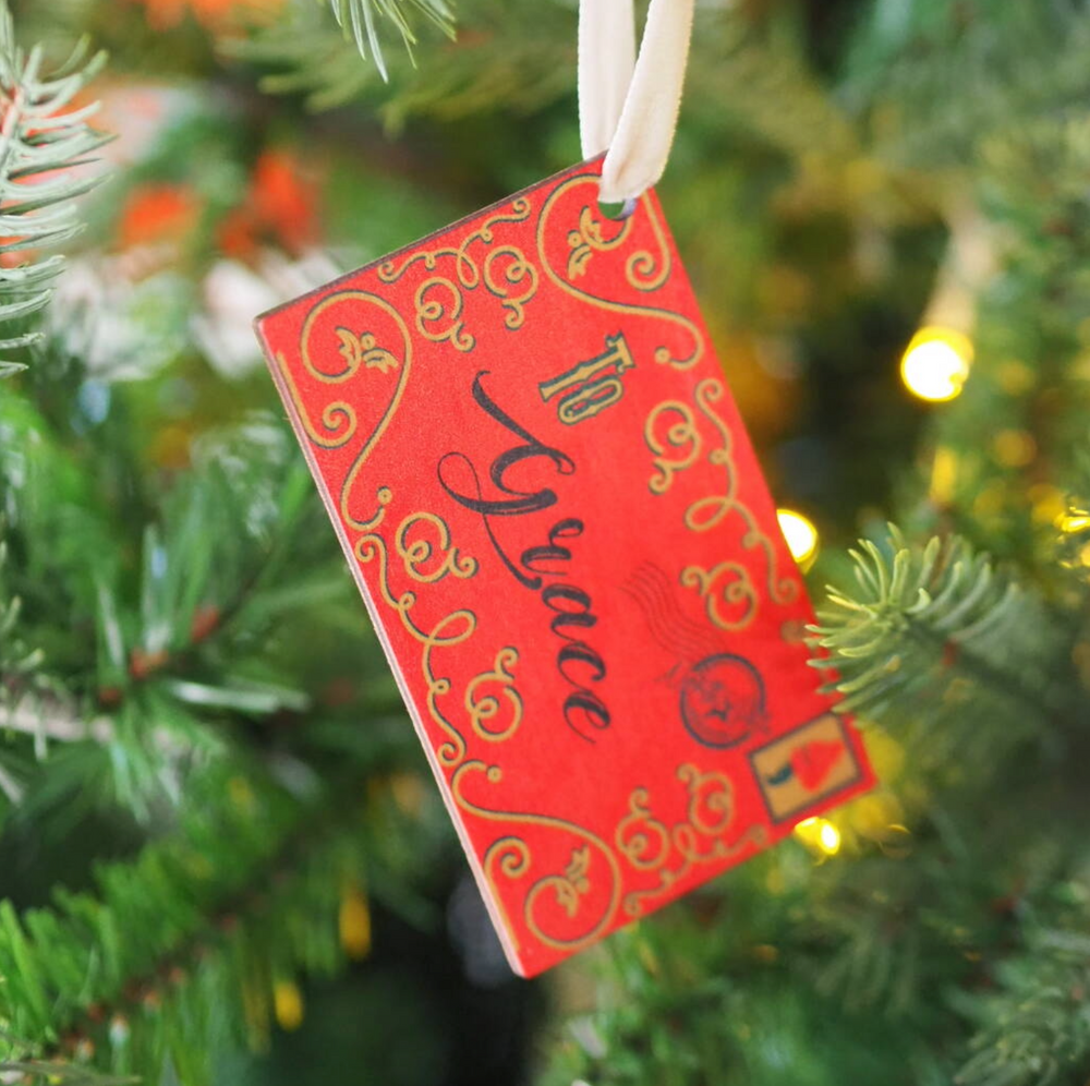 Personalised Letter From Father Christmas Decoration By Clouds & Currents