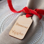 Personalised Name Christmas Table Place Setting By Clouds & Currents
