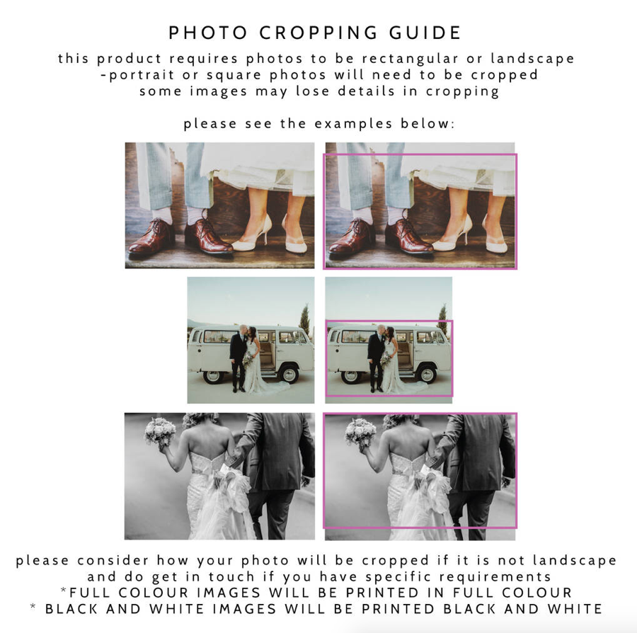 Personalised Photograph Album Wedding BookClouds and Currents
