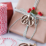 Christmas Bauble Gift Wrap Tags by Clouds and Currents