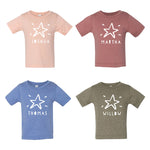 Personalised Kids Christmas Star Shirt by Clouds & Currents