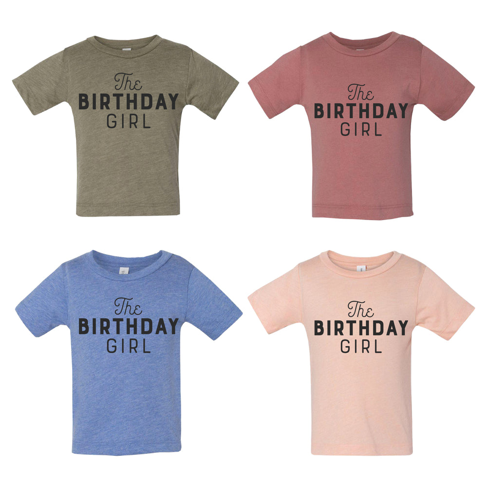 Personalised Birthday Girl Kids T ShirtClouds and Currents