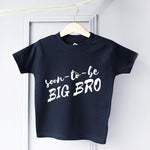 Big Bro Soon To Be Kid's T Shirt by Clouds and Currents