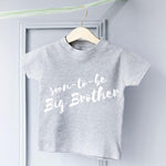 Big Brother Soon To Be Kid's T Shirt by Clouds and Currents