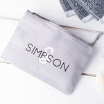 Men's Surname Wash Bag by Clouds and Currents