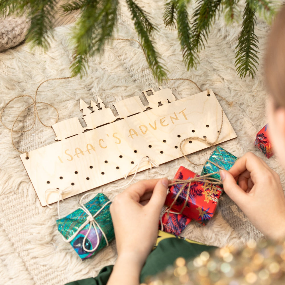 Personalised Christmas Train Advent Calendar by Clouds and Currents