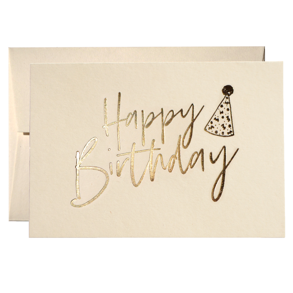Set Of 50 Birthday Hat Cards (PPSM-07) by Clouds and Currents