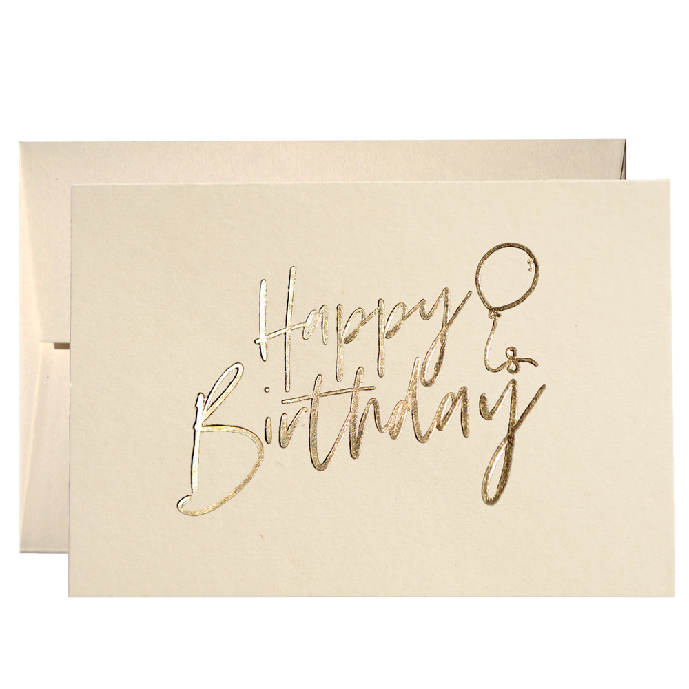 Set Of 50 Birthday Balloon Cards (PPSM-08) by Clouds and Currents