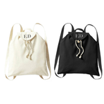 Monogram Organic Backpack by Clouds and Currents
