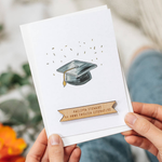 Personalised Graduation Hat CardClouds and Currents