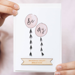 Personalised Be My Bridesmaid CardClouds and Currents