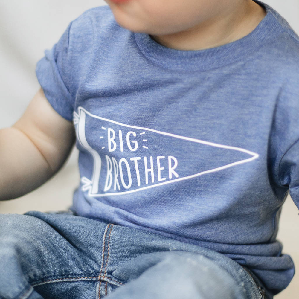 Big Brother Kid's Flag T Shirt by Clouds & Currents