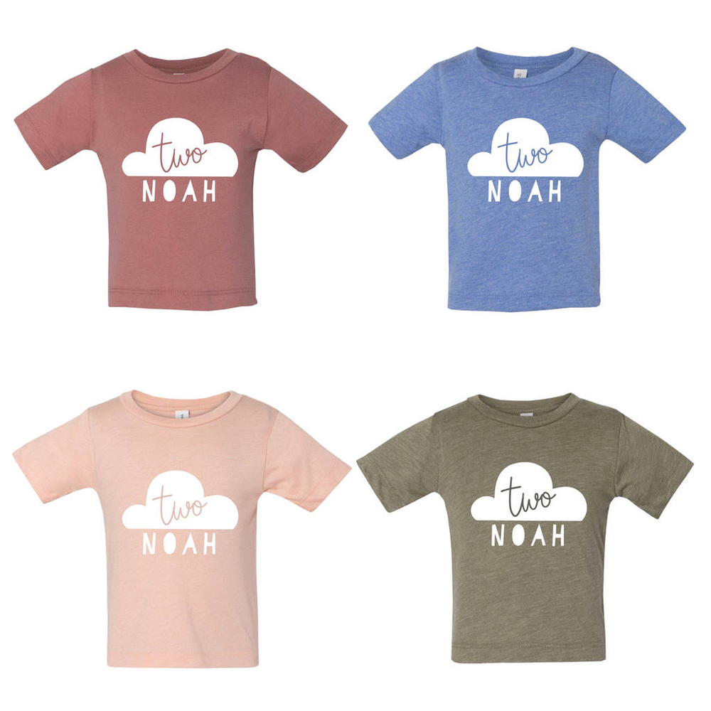 Kid's Birthday Cloud T Shirt by Clouds & Currents