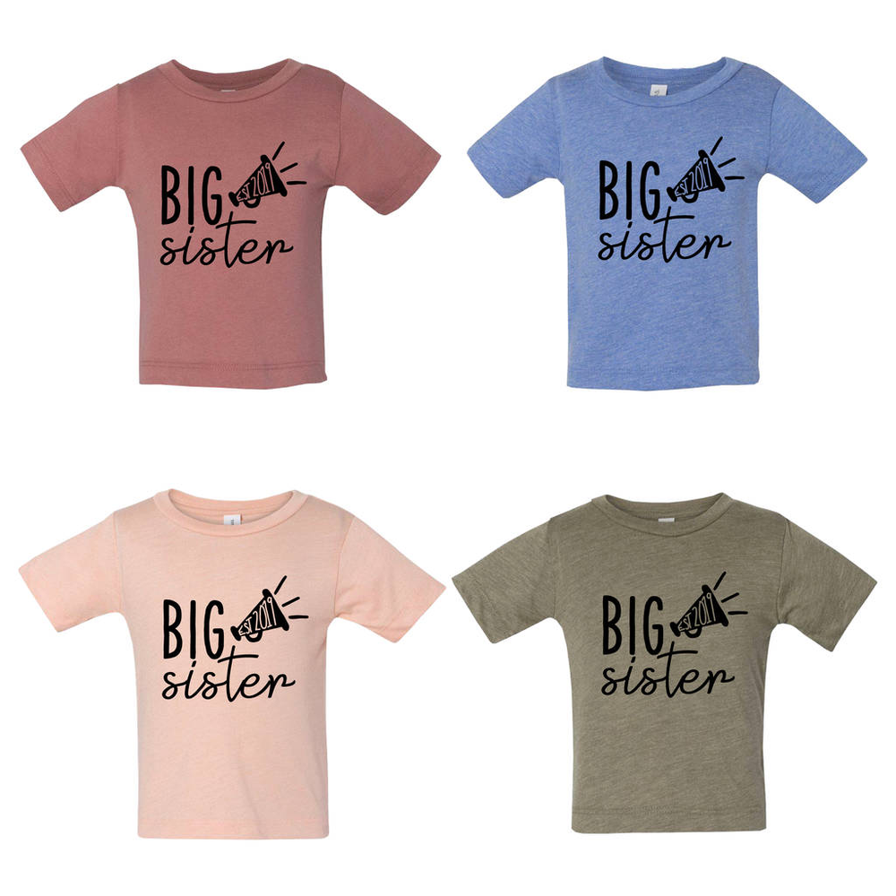 Big Sister Birth Announcement ShirtClouds and Currents