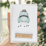 Personalised Wedding Car Card by Clouds and Currents