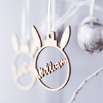 Personalised Easter Bunny Decoration by Clouds & Currents