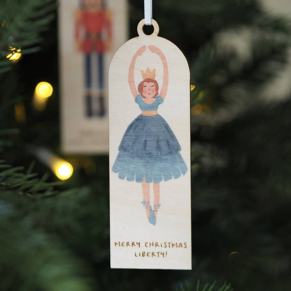 Personalised Winter Nutcracker Christmas Decoration By Clouds & Currents