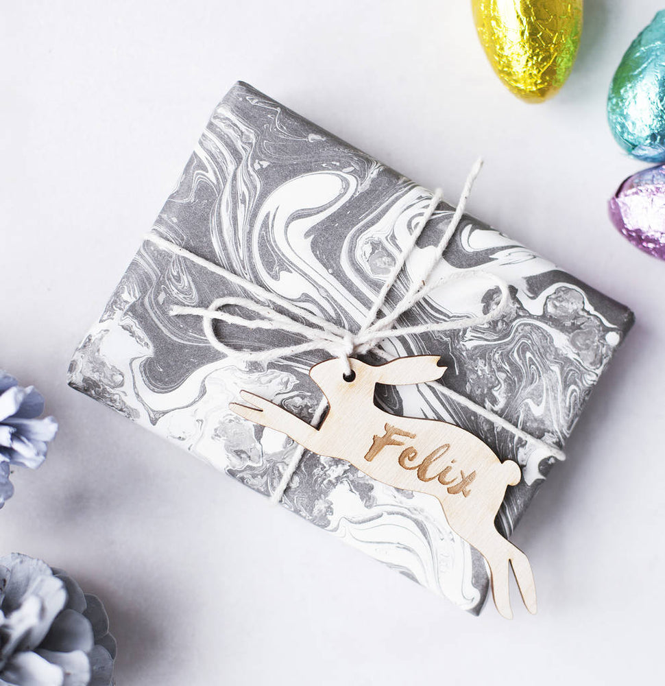 Personalised Easter Bunny Gift Tag by Clouds and Currents
