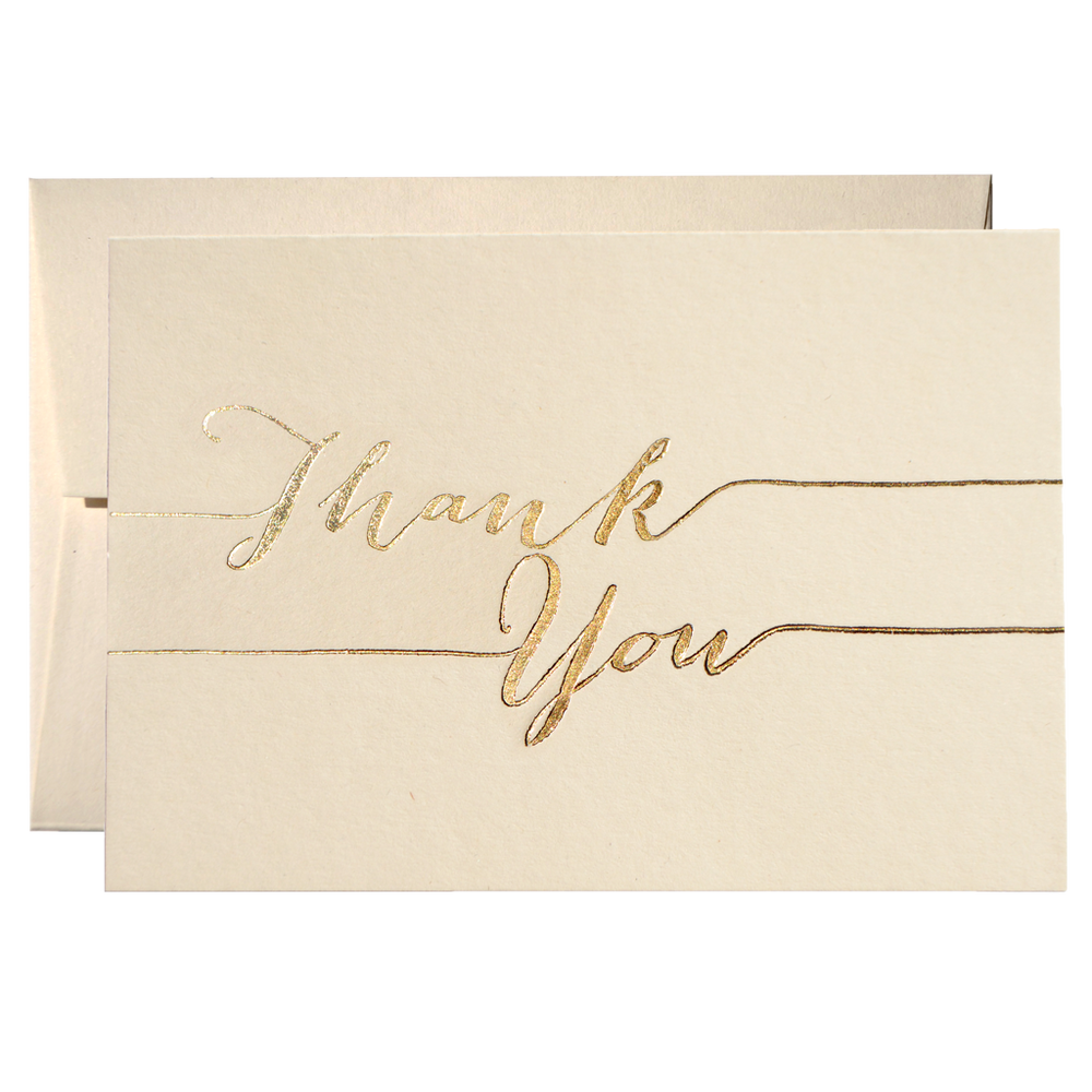 Set Of 50 Thank You Cards (PPSO-03)